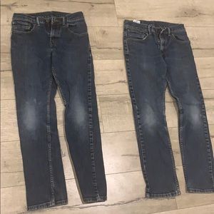 Two pairs of Levi jeans lightly used